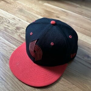 Portland Trailblazers fitted new era hat size 7 1/4